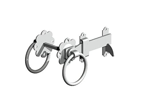 Saddlers Ring Gate Latch, 6-inch, Galvanize