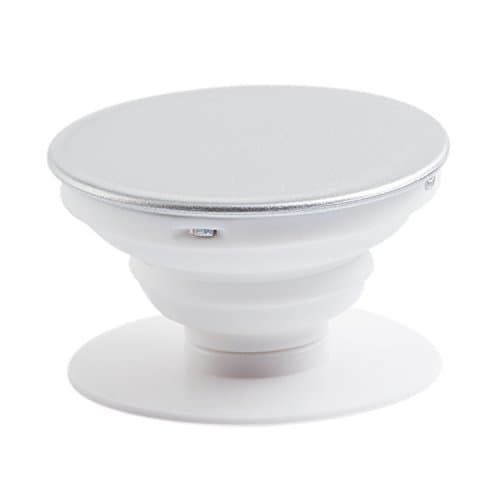 Electroplate Mounts and Holder, Expanding Stand pop Grip Mount Sockets for Cellphones and Tablets-Silver