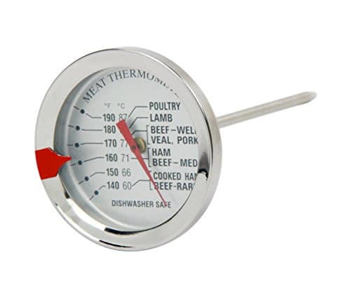 Kitchen Meat Thermometer Stainless Steel Case And Probe