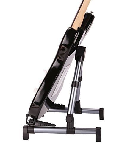 Zepthus® Adjustable A-Frame Guitar Support Foldable Combined Aluminum Alloy Stable Musical Instrument Stand for Acoustic/Electric/Classical Guitars and Violin, Ukulele, Bass, Banjo, Mandolin Lightweight Portable Holder for On Stage (Sliver)