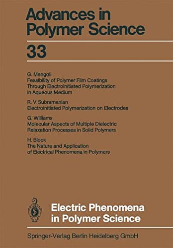 Electric Phenomena in Polymer Science: 33 (Advances in Polymer Science)