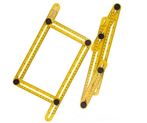 Angleizer Template Tool, Measuring Instrument Four-fold Floating Long Rulers for All Angles and Forms
