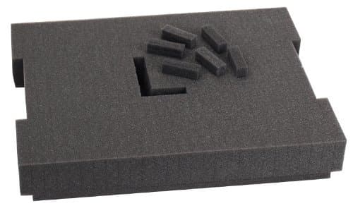 Bosch Foam-101 Pre-Cut Foam Insert 102 for use with L-Boxx1, Part of Click and Go Mobile Transport System by BOSCH