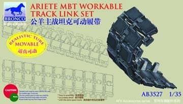 Unbekannt Bronco Models AB3527 Model-Making Accessory Italian C-1 Ariete MBT Workable Track Link Set