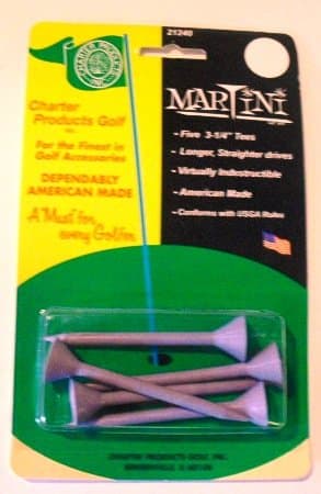 Martini Unbreakable Golf Tees Straight 5 ct Lavender