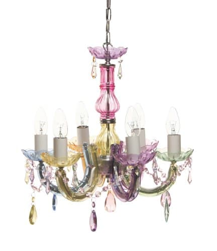 Aimbry 129/MULTI Desire Six Arm Multi Colour Centre Light