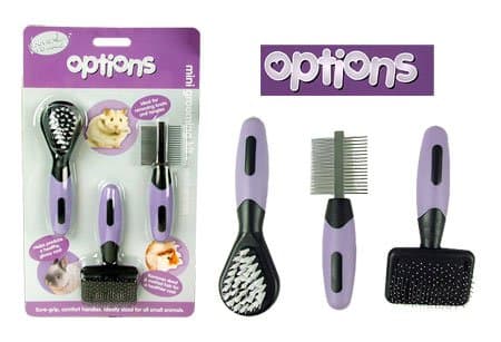 (Boredom Breakers) Options Mini Groomer Kit for Small Animals