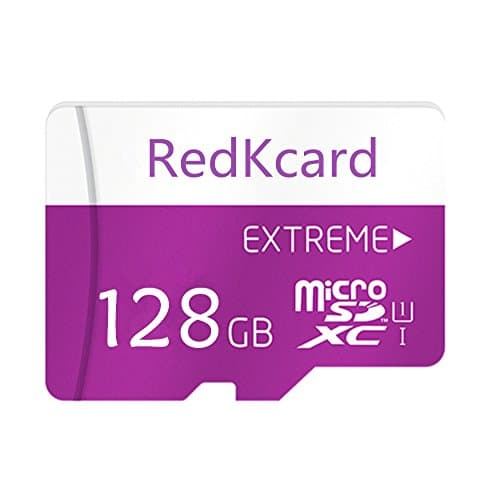 Micro SDXC 64GB RedKcard Flash Memory Card with Adapter Class 10 UHS-I High Speed (128GB)