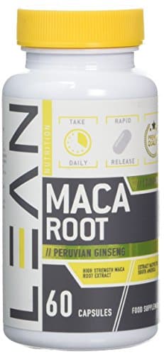 LEAN Nutrition Maca Root Capsules, 10,000 mg, 60 Capsules