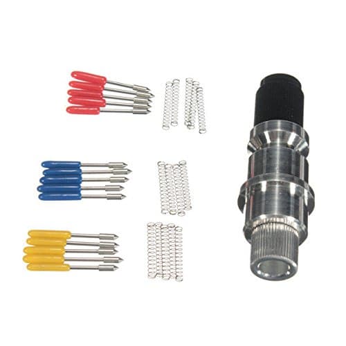 ADAALEN CB09 Graphtec Blade Holder with 15pcs 30 45 60 Degree Cutting Blades