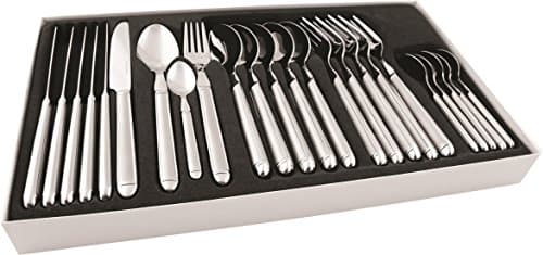 Hardanger Heritage Nora Setting, Steel, Silver, 24-Piece