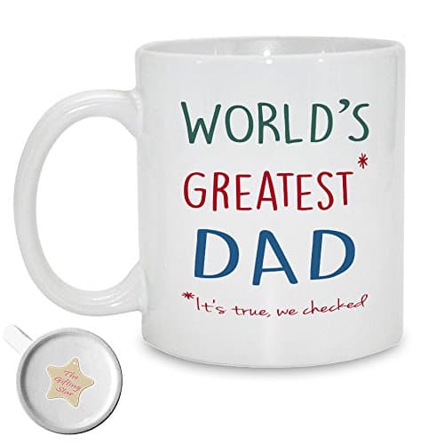 World's Greatest* Dad *It's True, We Checked | 11oz Printed Ceramic Mug