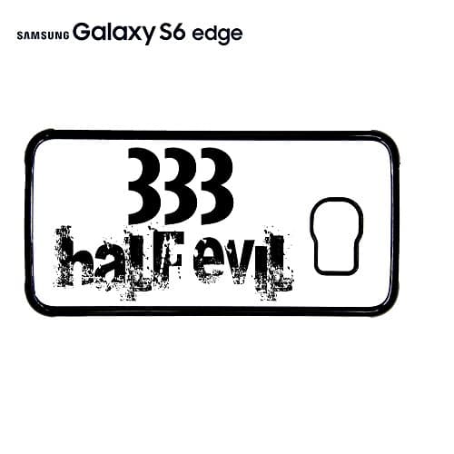 333 Hald Evil Devil Cool Swag Mobile Phone Case Back Cover for Samsung 6 Black