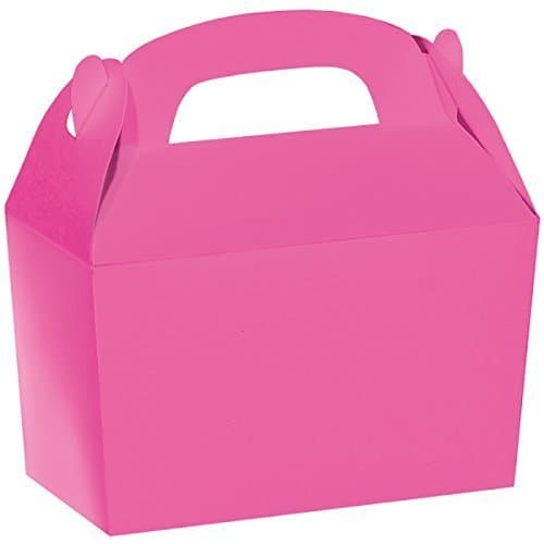 Candy Buffet Bright Pink Party Gable Box x 6