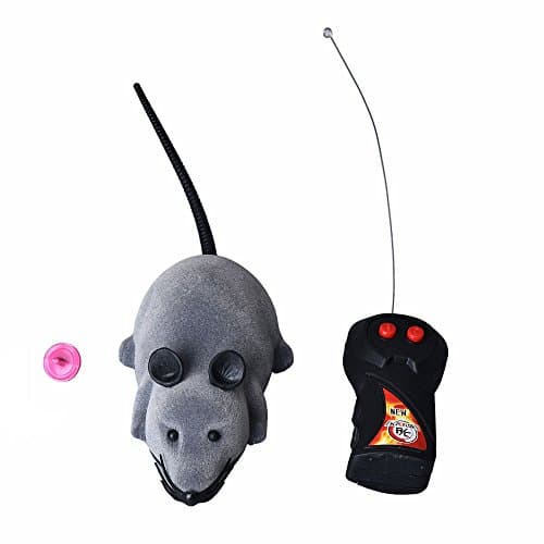 HARRYSTORE Infrared Remote Control RC Plush MouseToy Realistic High Simulation Prank Insects Joke Scary Trick Bugs for Party