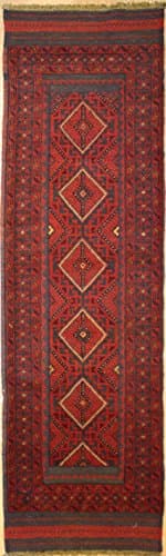 Beautiful Handmade Afghan Carpet Runner - Size Ft:8'6 x 2'0 Code R8473