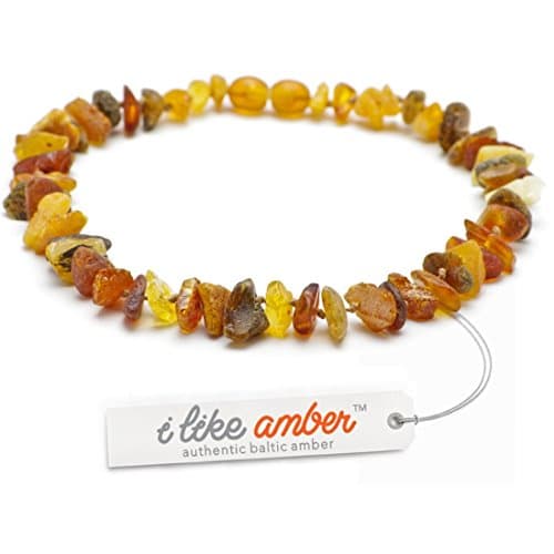 Amber Tick &amp; Flea Collar for Dogs and Cats - size 20cm - 76cm - Top Quality on Amazon - made from 100% Genuine Raw Baltic Amber - Flea &amp; Tick Protection - 100% Natural &amp; Free of chemicalsMLT.22