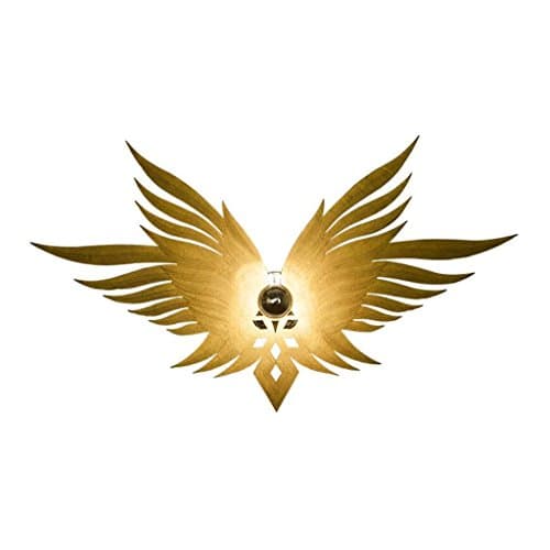 GAOLILI Simple Wall Lamp Creative Bedroom Warm Bedside Lamp Led Children Wall Lamp Boy Small Wall Lamp Angel Wings E27