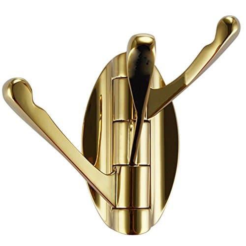 Swivel Hook Heavy Duty Folding Swing Arm Triple Coat Hook Kitchen Towel Hook Clothes Hanger Wall Mount