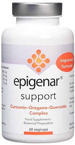 Epigenar Support Curcumin Oregano Quercetin Complex - 60 Vegi Capsules (Pack of 1)