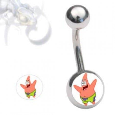 Navel Piercing Logo Patrick (Spongebob Squarepants)
