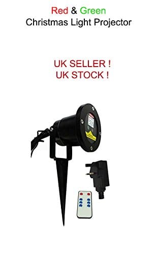 Red & Green Static Garden Landscape Light projector