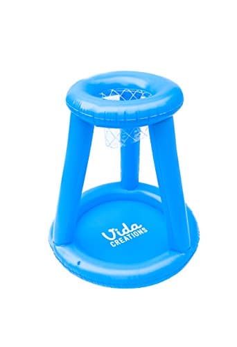 Vida Creations Large Inflatable Shoot Hoop - Extra tall - Two balls and pump - Garden game - Pool game