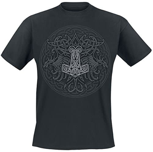 Celtic Viking Shield Shirt Black XL