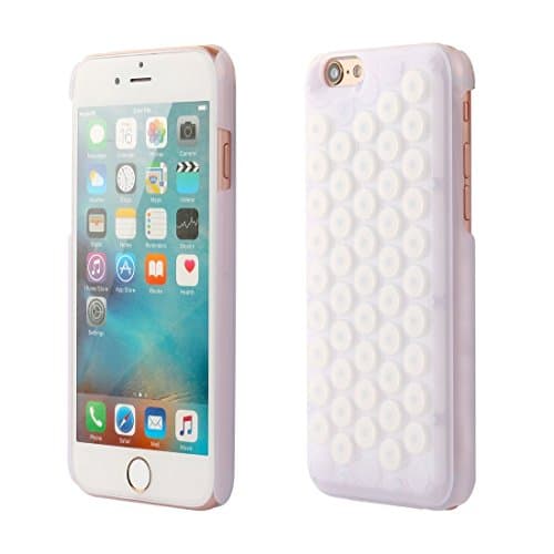 3D Bubble Wrap Design (Can Pop) Soft PC Phone Case Cover For Apple iPhone 7 (White)