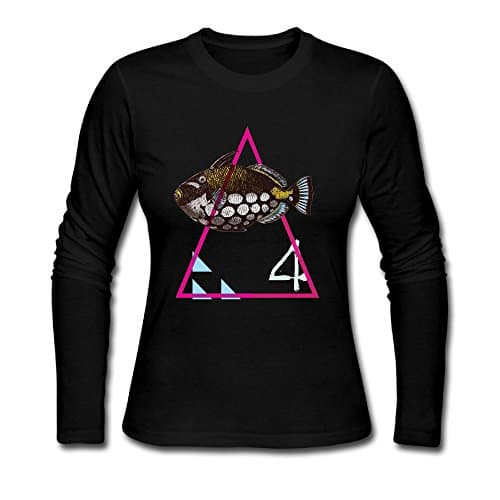 HappySL Poseidon Women's Soft Long Sleeve Round Neck Pullover Sweatshirt Pullover Shirt Tops