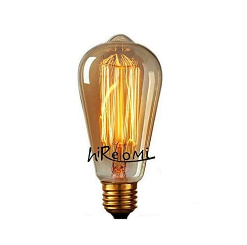 Hireomi E27 25 W Edison Screw Bulb ST64 Bulb Squirrel Cage Retro Vintage Antique Lighting Warm White 220 V - 240 V, E27 25.00 wattsW 220.00 voltsV