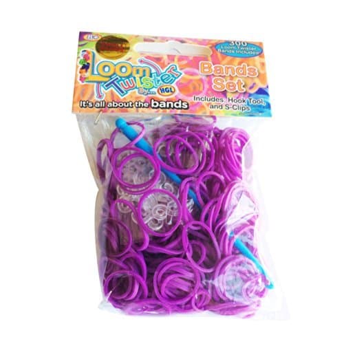 Loom Twister Bands Set: Smell Bands - Grape