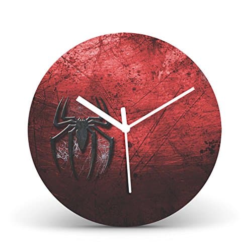 Spiderman Comics 12" LP Vinyl Record Wall Clock Gift Present Gaming Great for Living Rooms, Kitchens and Bedrooms