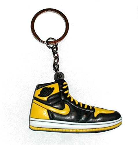 Air Jordan 1 Keyring / Keychain - Black / Yellow