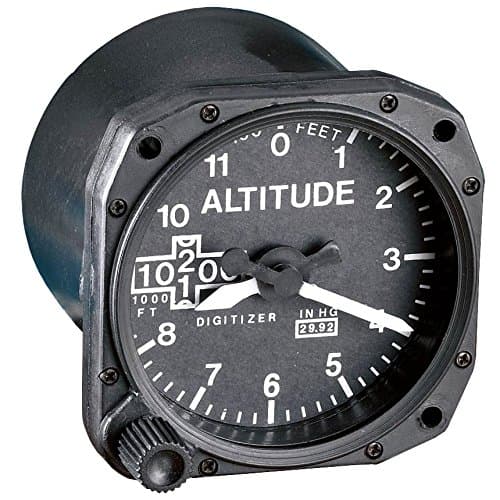 Gifts For Aviators Altimeter Replica Desk Clock