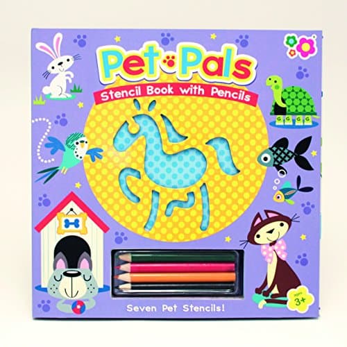 Meadow Kids Stencil Book - Pet Pals