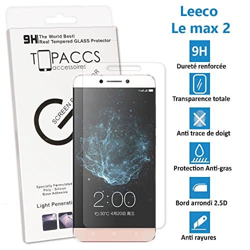 Leeco Le max 2 - Genuine screen protector in ultra-resistant tempered glass - screen protector