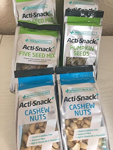 Nuts &amp; Seeds Action Packs - Acti Snacks 6 Mixed Packs - 3 Varieties (2 of each) Healthy Snacks packs from 100-220g each
