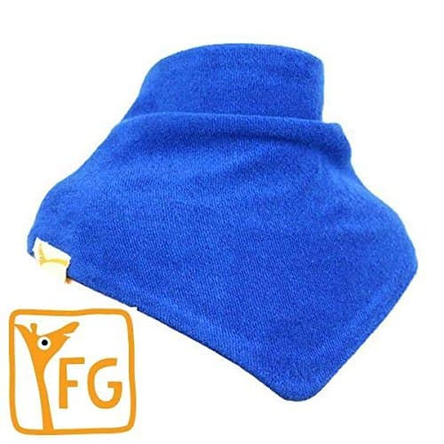 Funky Giraffe Bamboo Bandana Bib (Blue)