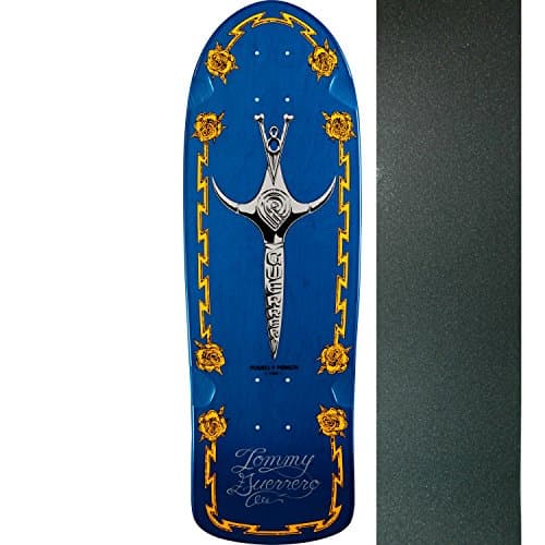BONES BRIGADE Skateboard Deck GUERRERO DAGGER BLUE 9.6" x 29.13" with GRIPTAPE