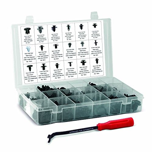 AFA [200 Pcs] Clips - Most Popular Sizes &amp; Applications - Free Fastener Remover