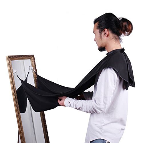SoAmazing Beard Apron, Beard Bib Acumen Beard Catcher, Beard Cape Shaving Mirror Suction Cups Let Your Bathroom Keep Clean
