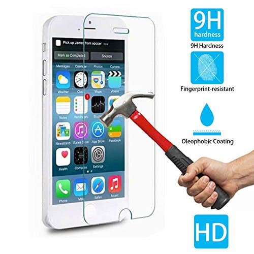 HPcutter Tempered Glass Screen Protector for Apple iPhone 6 / 6S with 9H Hardness HD Clear Ultra Thickness 0.33 mm