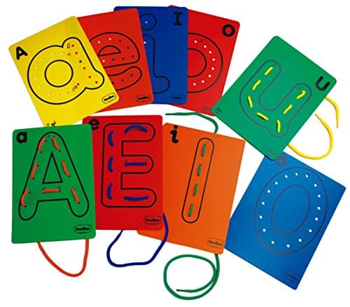 HenBea 765 "Vowels" Threading Stencil (5-Piece)