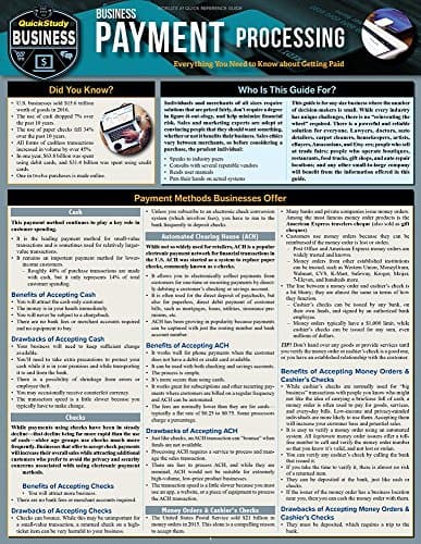 Payment Collection for Small Business: QuickStudy Laminated Reference Guide to Customer Payment Options