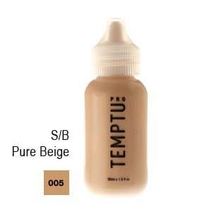 S/B 005 Pure Beige 4oz. Temptu S/B Foundation Bottle by Temptu Pro