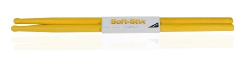 Soft Stix Practice, Training, and Gaming Drum Stick, High Voltage Yellow