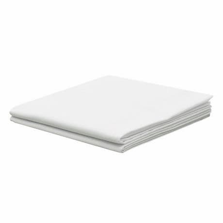 Smart Home Bedding PolyCotton Pillowcases, White Standard/Queen Set of 2