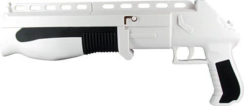 Oxygame Shotgun White Weapons Console Compatible with Nintendo Wii