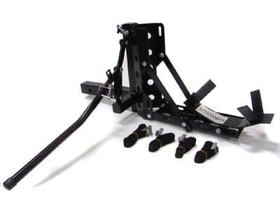 USEFUL Motorcycle 2" Receiver Trailer Hitch Carrier Pull Behind Hauler Tow Towing Rack